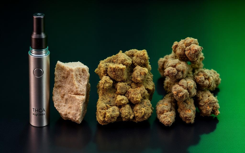 THCA Vape vs Hash vs Buds – jämförelse av alla THCA-produkttyper